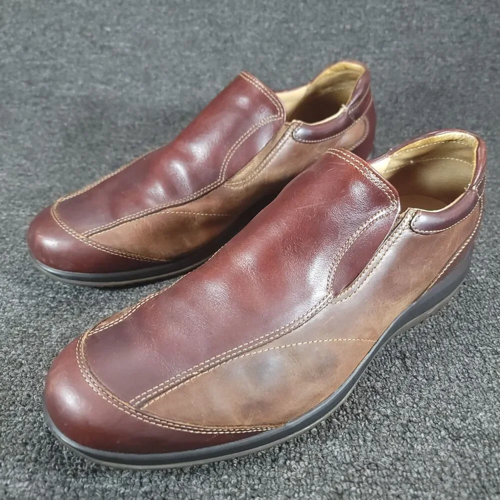 Rockport Shoes Mens 10.5 M  Loafers Brown Leather Slip On Casual Dress